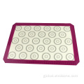 Customized non-stick fiberglass silicone macaron baking mat